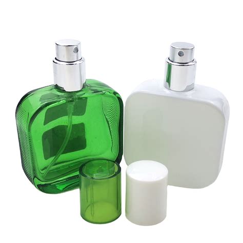 empty aftershave bottles.